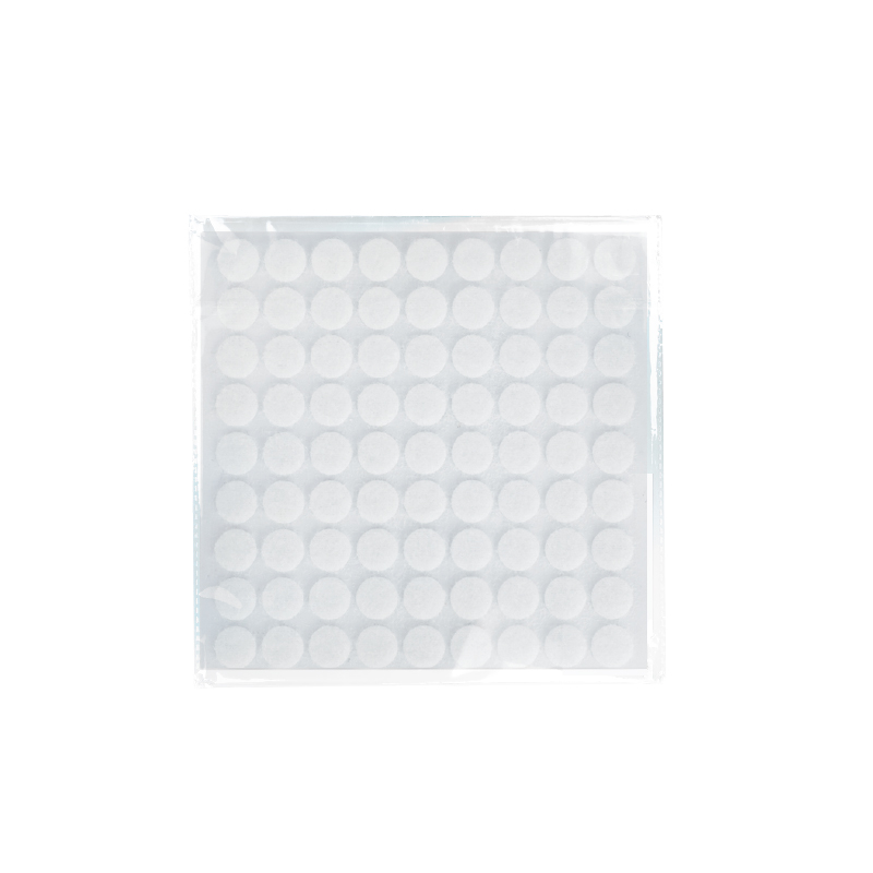 White Strong Adhesive Nylon Coins Fastener Hook Loopdot for Hanging