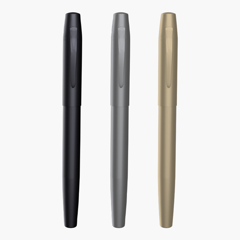 0.5mm Metallic Color Business Office Clerk Metal Gel Ink Pen