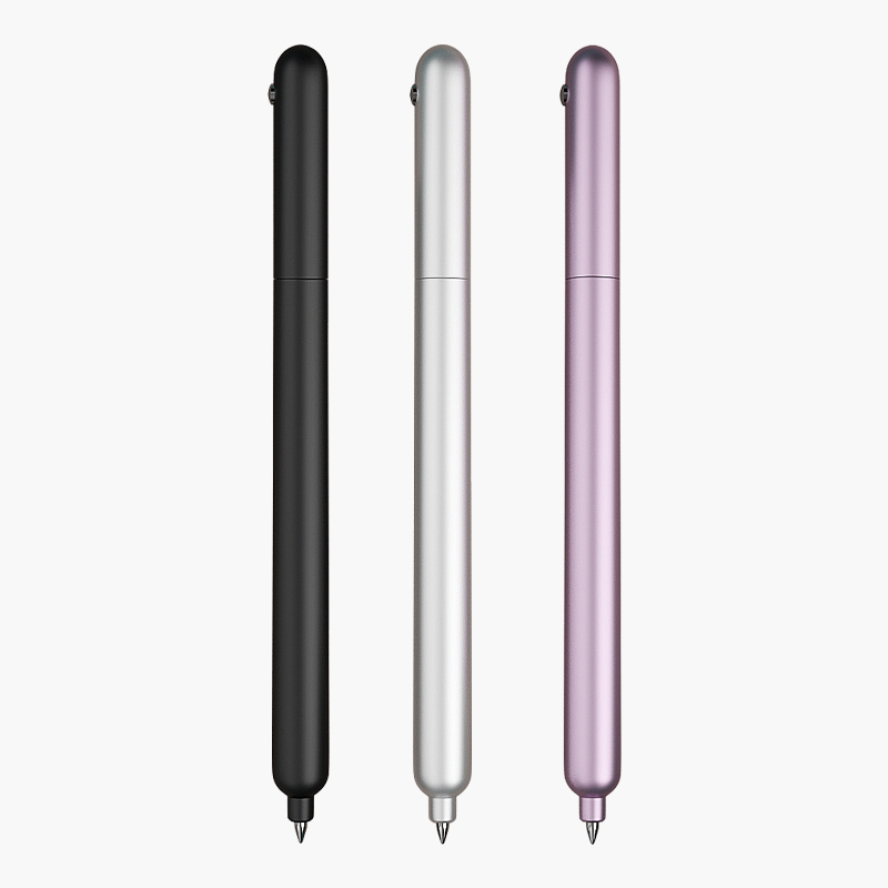 Bullet Tip 0.5mm Rotated Business Metal Gel Ink Pen