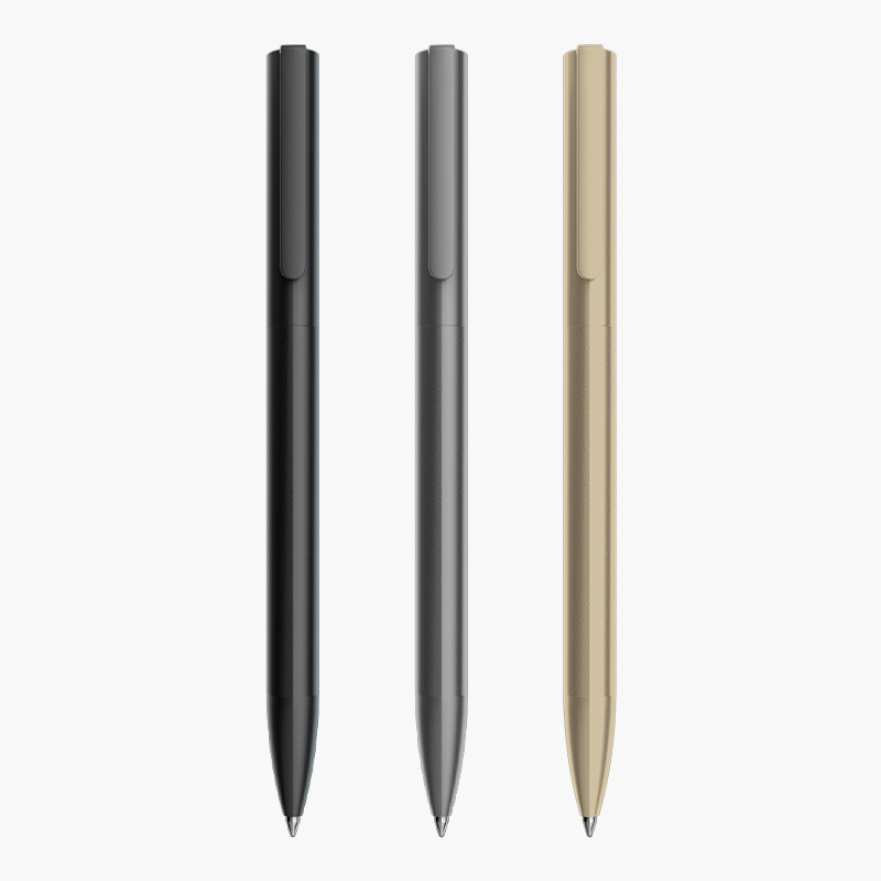 0.5mm Simple Rotated Business Metal Gel Ink Pen Chinese Manufacture