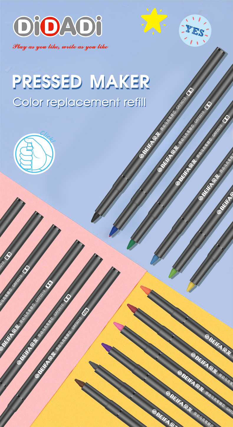 2.5mm/0.8mm Quick Drying Indelible Marker Permanent Resin Tip
