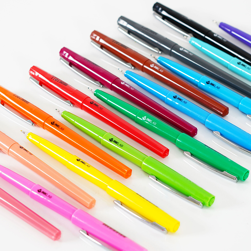 0.5/0.7mm 12 Colors Flineliner Painting Pen for Kids Beginners Artists