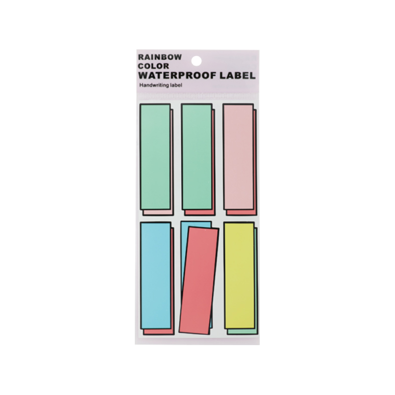 Comic Mark Rainbow Color Waterproof Label Colored Label Stickers