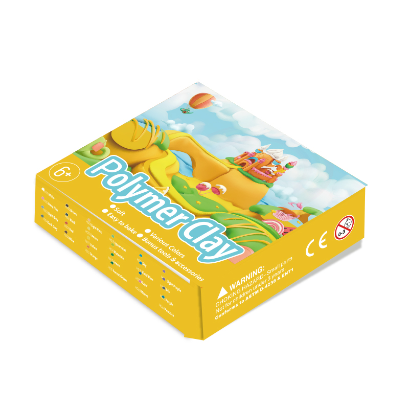Nontoxic 24 Colors Polymer Clay with Accessories from China Factory