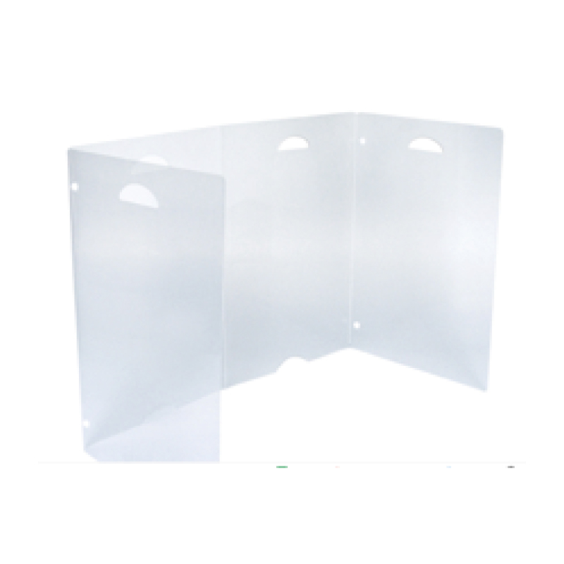 Portable Sneeze Guard for Student Desk or Traveler