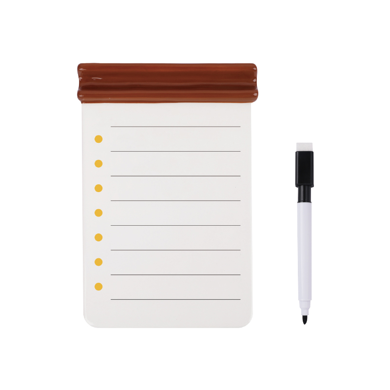 A5 Dry Wipe Memo Ceramic Board with Erasable Marker