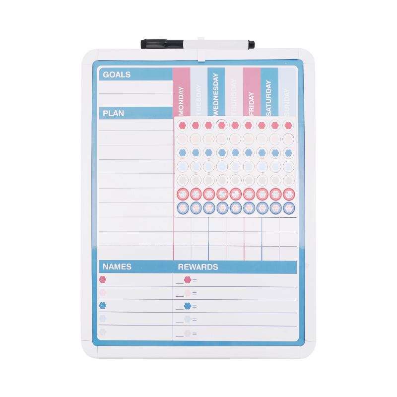 Dry Erase Magnetic Chore and Reward Chart for Office Home