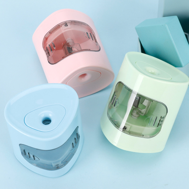 Mini taille-crayon &eacute;lectrique automatique USB et &agrave; piles