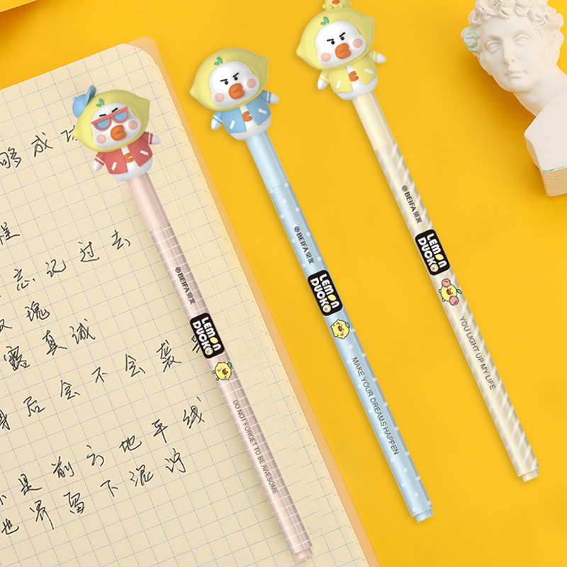 Cartoon Pattern Thin Barrel Gel Ink Pen