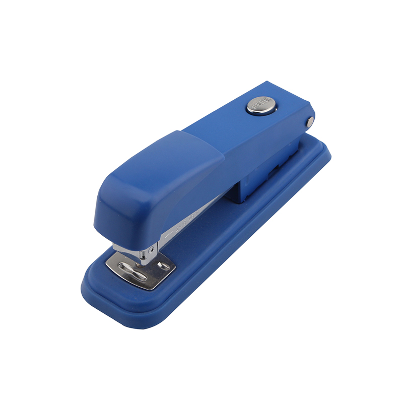Middle Office White Black Stapler with Pop-up Throat Large Capacity