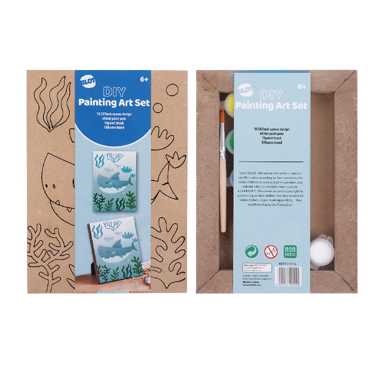 Sea Animal Natural Wooden DIY Painting Art Set