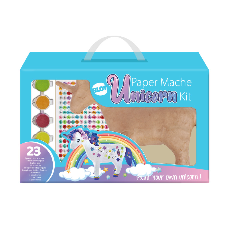 Paper Mache Unicorn Kit, papier mache unicorn