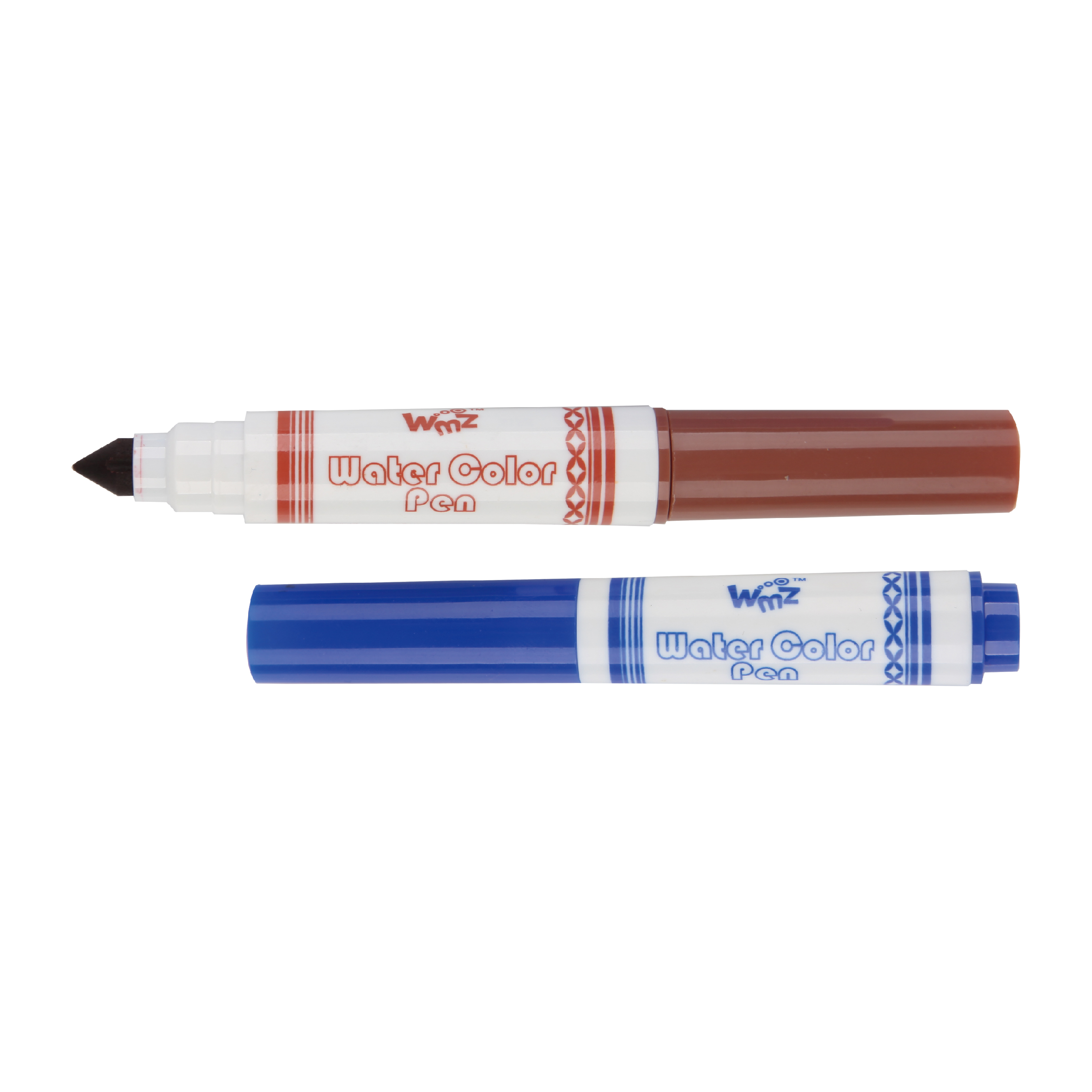 1-2.5mm 12 Count Plastic Mini Water Color Pen with Bullet Tip