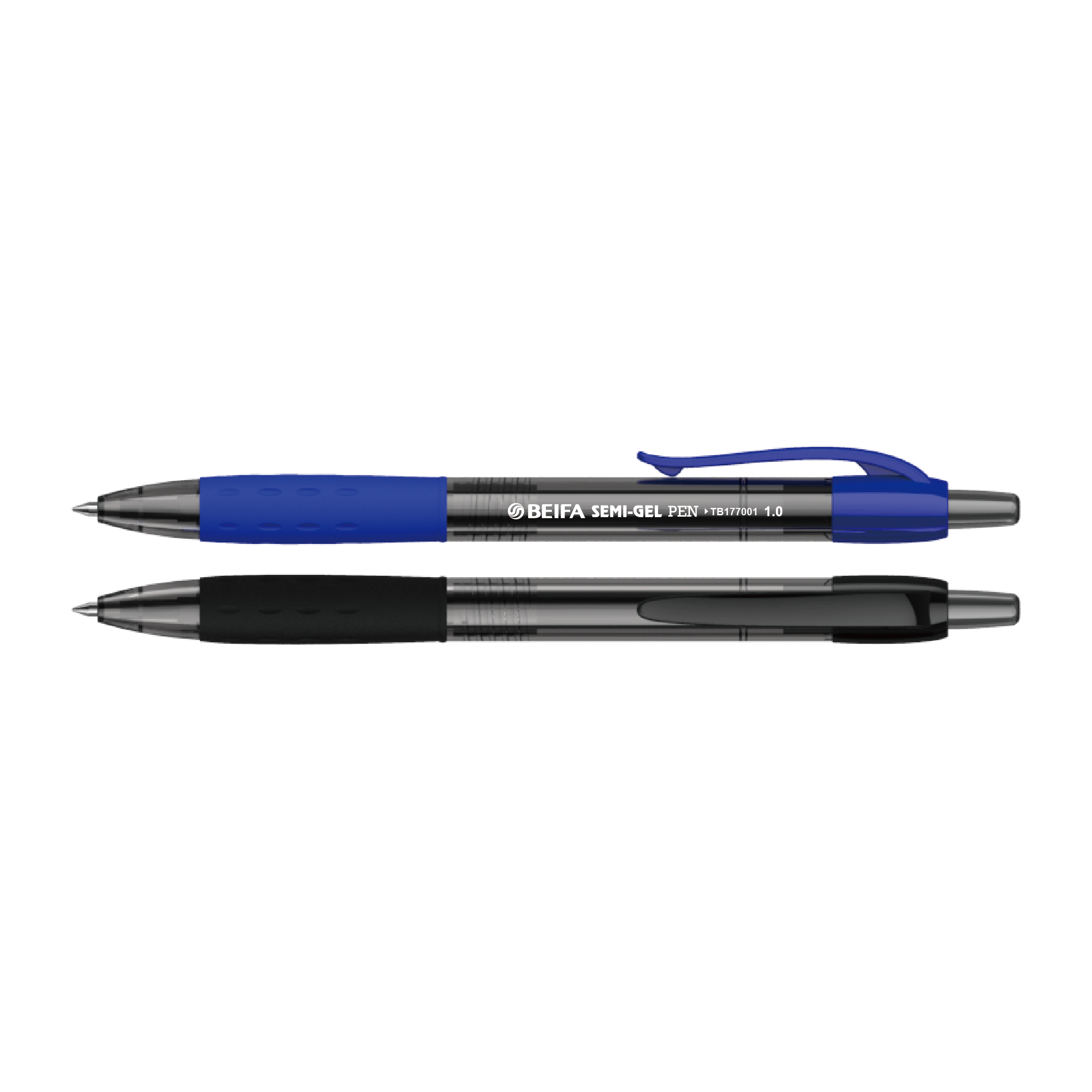 0.7mm/0.5mm Comfortable Grip Semi Gel Pen Roller Tip/Needle Tip
