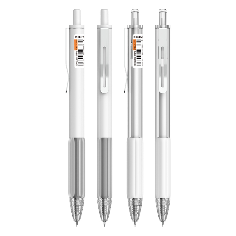 Translucent Barrel Retractable Gel Ink Pen