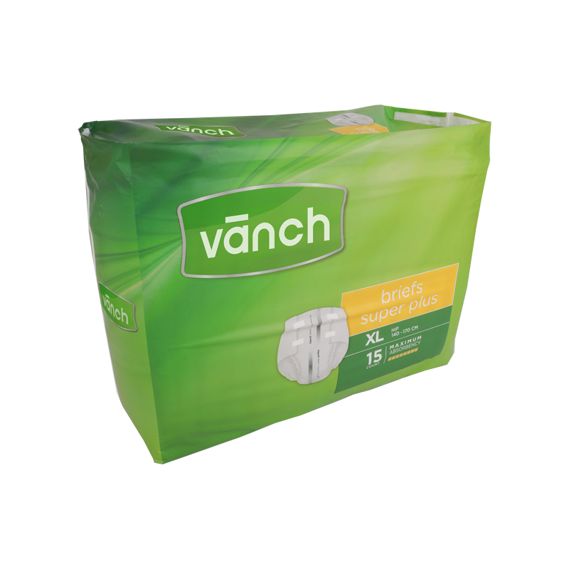 VANCH失禁ソフトパッドブリーフXL、15カウント患者